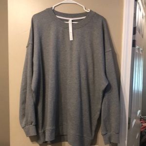 Women lululemon oversized crew sweatshirt